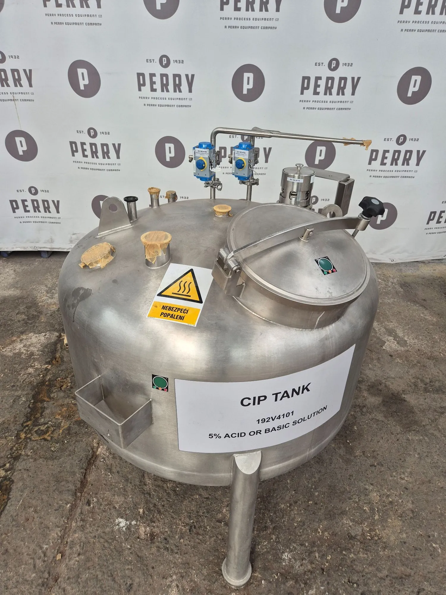 Used 2022 NIROSTA CIP TANK Stainless Steel Tanks CZ | Perry Equipment #1271509