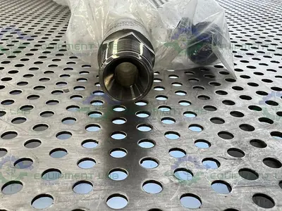 USED SANI TECH STHT-WR-0500 74" SILICONE HOSE W/ 1/2" SANITARY FITTING TO THREADED