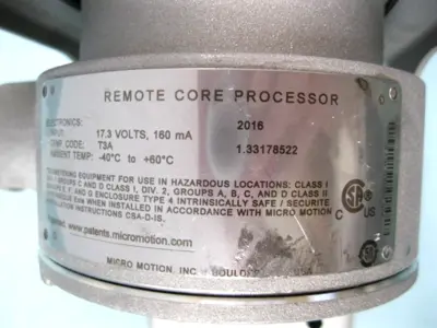 USED Micro Motion 700