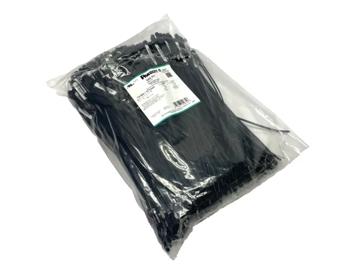 New | in-Stock Panduit Black Weather Resistant Nylon Marker Ties 14.6" Long LOT OF 600 Misc Fasteners Michigan US | Maverick Industrial Sales #1397305