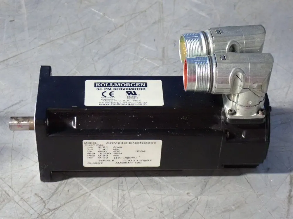 Used KOLLMORGEN AKM24DENBNDB00 Servo Motors | HGR 24 #730883