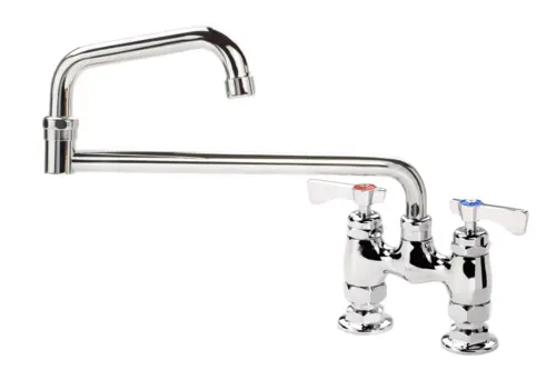 Krowne 15-418L Deck Mount Faucet w/ 18" Double Jointed Swing Nozzle