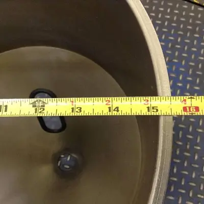 USED METAL FABRICATOR HOPPER976