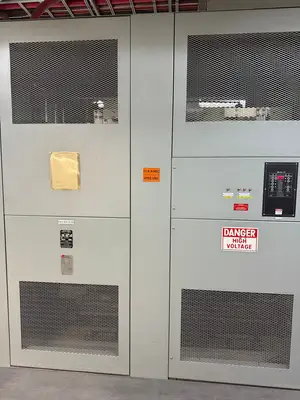 MV Double-Ended Unit Substation - 2 x 2000/3000kVA, 13.8kV Transformers w/ 4160V Ampgard Switchgear