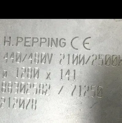 New | in-Stock H PEPPING 88302582 Heater Bands Michigan US | Ideal Machinery #711145
