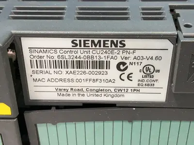 Used SIEMENS 6SL32440BB131FA0 Industrial Controls Ohio US | HGR 24 #1520867