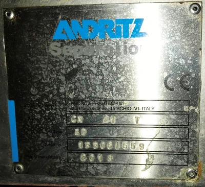 Andritz-Frautech CN 21T solid bowl cold milk concentrator, SS.