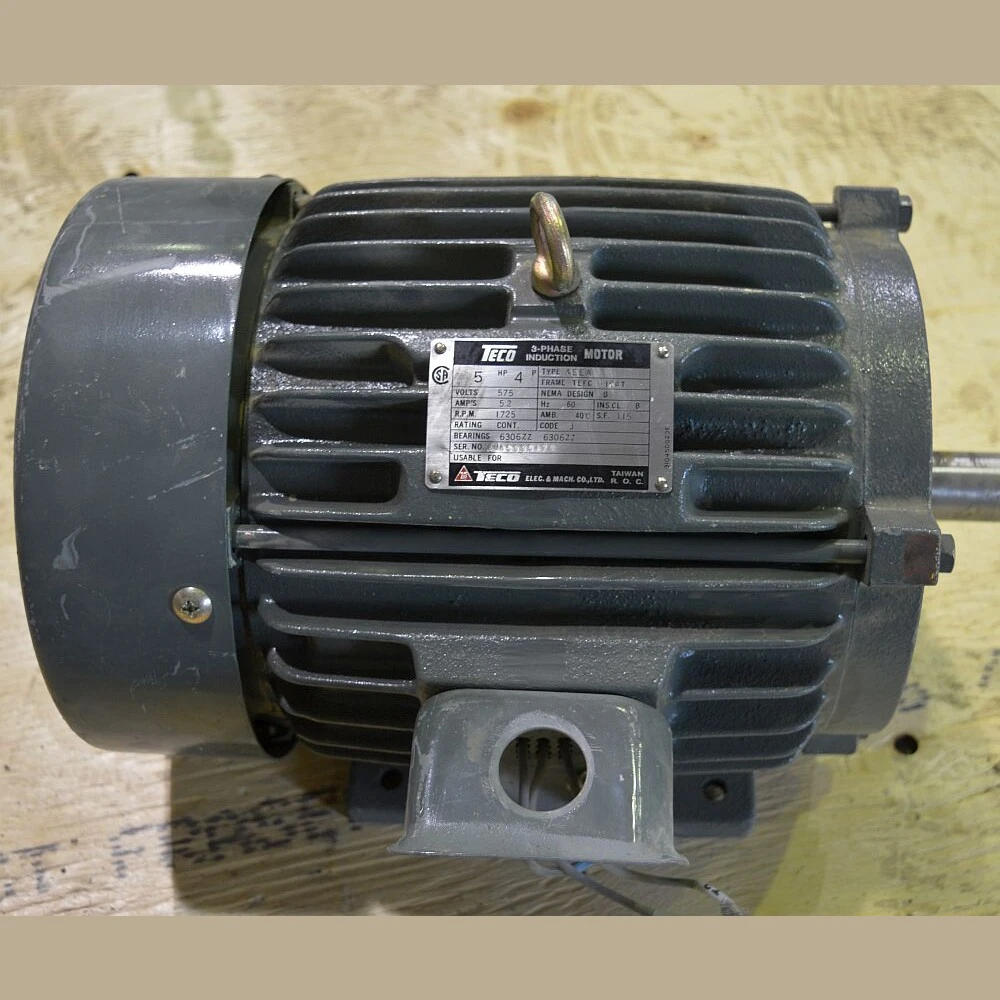 Teco Westinghouse 5 HP Motor