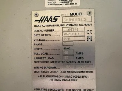 2019 HAAS Super Mini Mill 2 Vertical Machining Centers | Bayou Machinery (8)