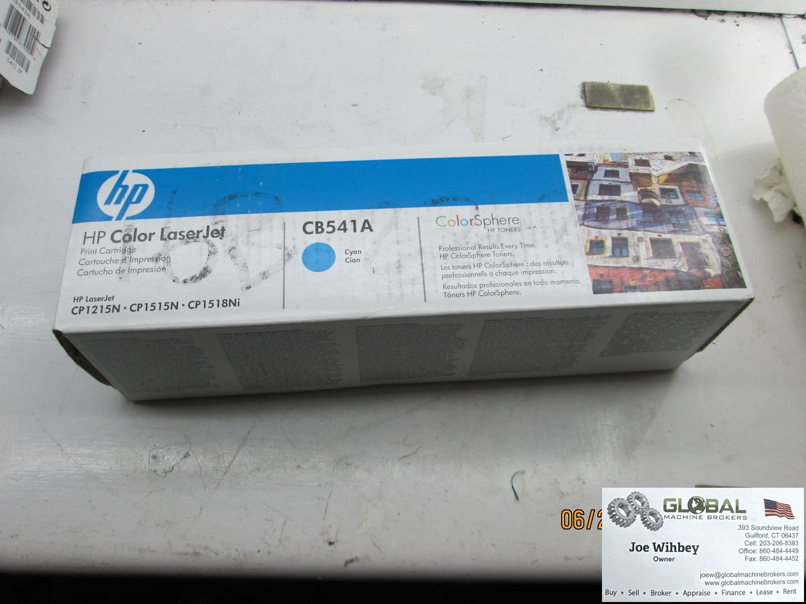 HP Color LaserJet CB541A Cyan Print Cartridge, ColorShpere HP Toner
