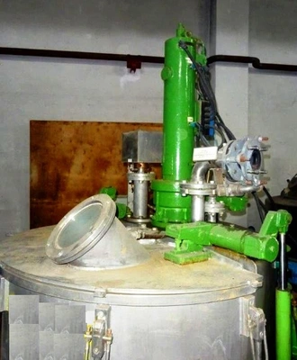 Ellerwerk 735 U-A perforate basket centrifuge, 316SS.
