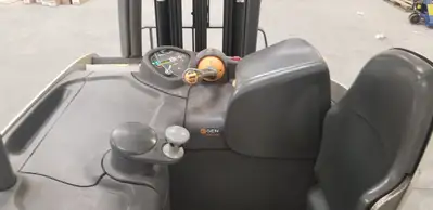 Used CROWN RC5545-40 3-Wheel Stand up Electric Counterbalance Forklifts British Columbia CA | Lenmark #1488905
