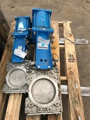 Orbinox 8 & 10 inch Knifegate Valves -NEW