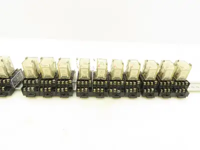 Omron MY4N Socket Relay TP514X2 5A 110V w/Base Lot of 17