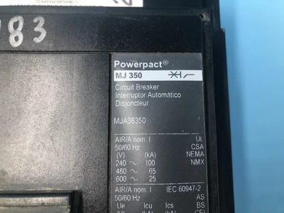 USED SQUARE D MJ 350