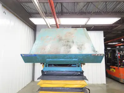 Advance Hydraulic Scissor Lift and Tilt Table 3500lb 48x48" 45° 36" Travel 120V