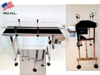 Flat Black Belt Conveyors