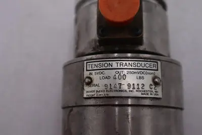 DOVER FLEXO ELECTRONICS TENSION TRANSDUCER LOAD 400  STOCK #K-2387