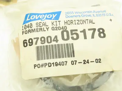 Lovejoy G2040 Cover/Grid Assy Seal Gasket Lubricant Hardware Lot of 2