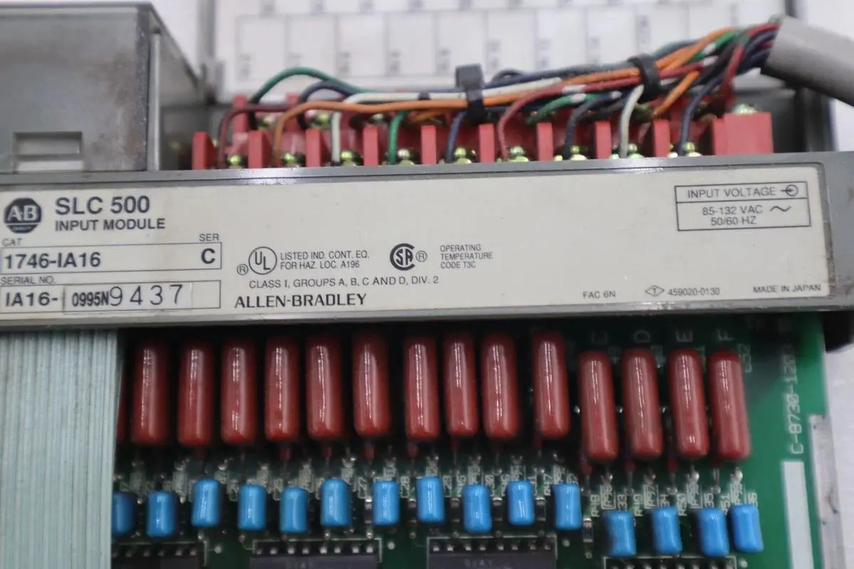 ALLEN BRADLEY 1746-IA16 SLC 500 INPUT MODULE SER C STOCK #L-510