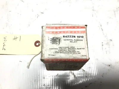 Honeywell R4222 N 1010 General Purpose Relay 240V 60Hz