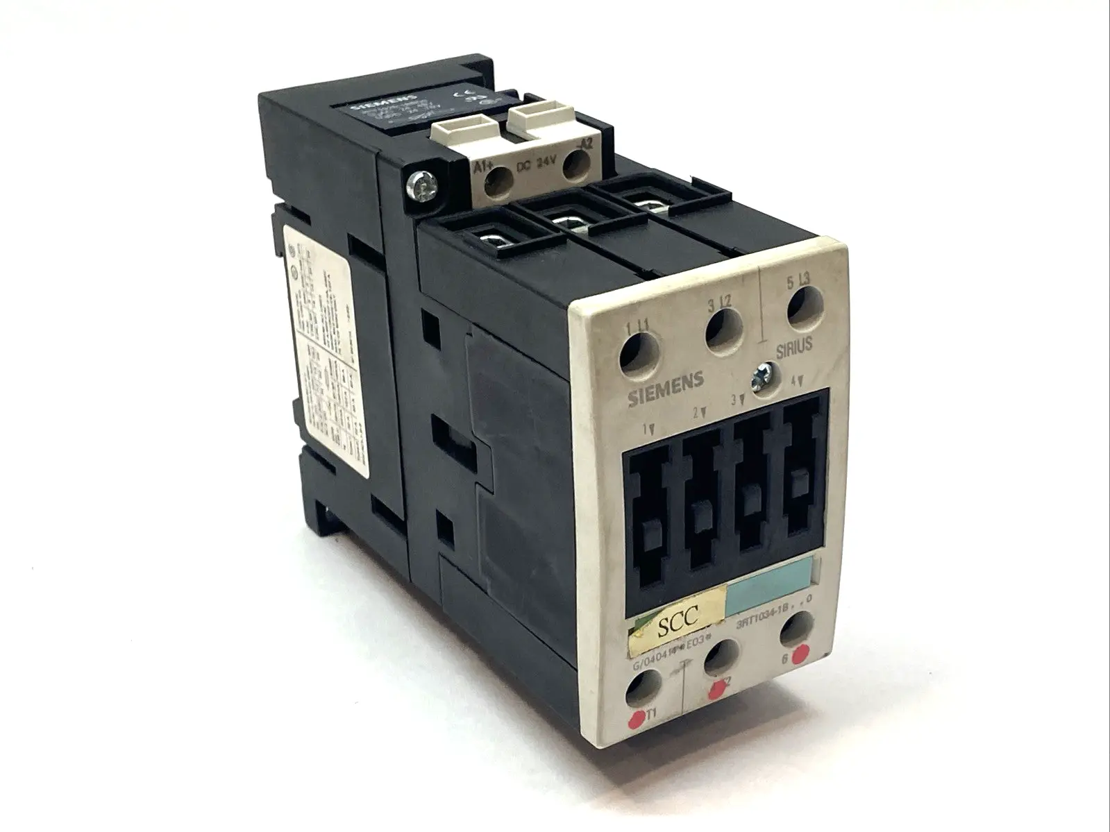 Used Siemens Contactor Starter 24VDC w/ 3RT1926-1BB00 Surge Suppressor PLC Contactors Michigan US | Maverick Industrial Sales #1393125