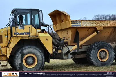 Used 2008 KOMATSU HM350 Articulated Dump Trucks Pennsylvania US | Proxy Equipment #1382902