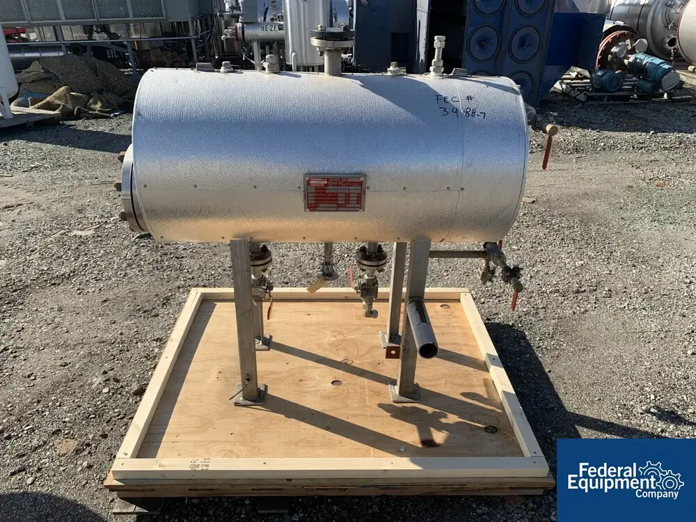 USED JD Cousins 20 Gal JD Cousins Receiver Tank, 316L S/S, 100#