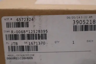 ROSEMOUNT 1671370 SENSOR 68R21C30N060 STOCK #G-369