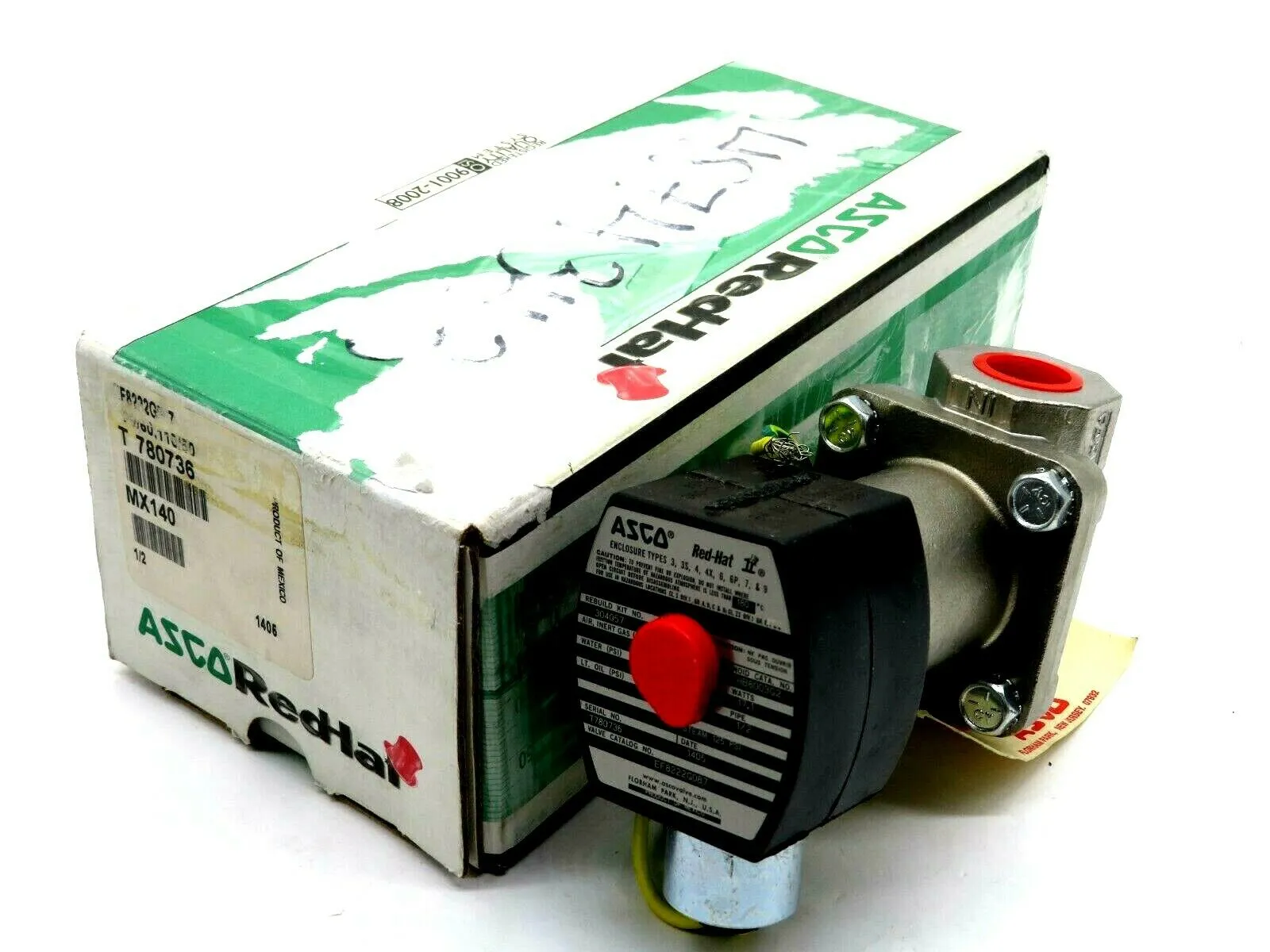 NEW ASCO EF8222G087 SOLENOID VALVE