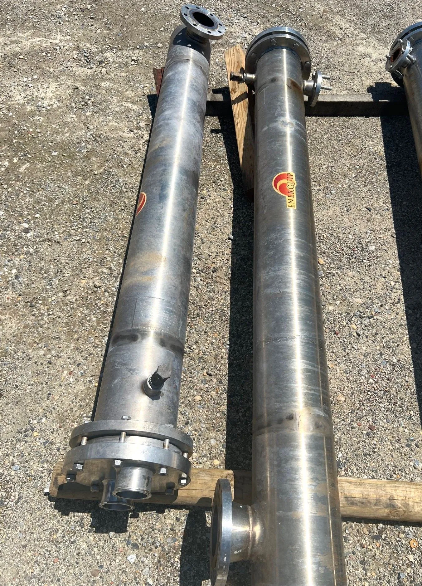 USED Enerquip 50 Sq Ft Enerquip Shell and Tube Heat Exchanger