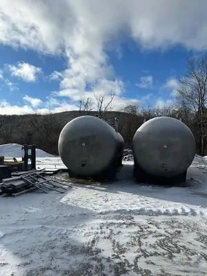 Tank, 13,400 Gallon, 304L Stainless Steel, Horizontal, Pressure/Vacuum, ASME, 2018, #5991712