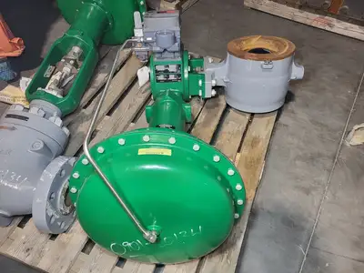 8" Class 600 Control Valve V200 w/ Size 60 Actuator 1051