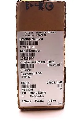 REPAIRED ALLEN BRADLEY 1771-OFE1 / B OUTPUT MODULE 1771OFE1