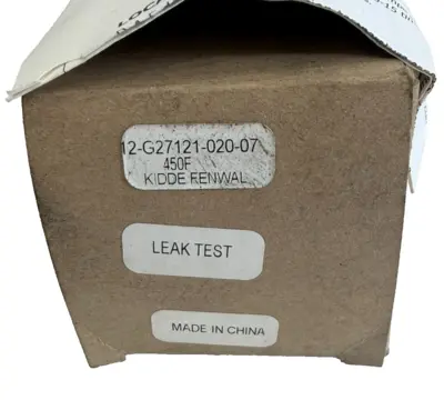 NEW KIDDE FENWAL 12-G27121-020-07 HEAT PROTECTOR 12G2712102007