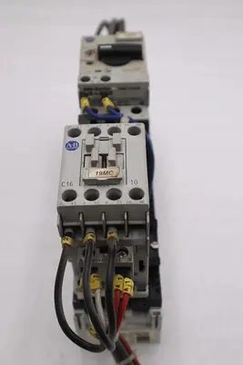 ALLEN BRADLEY 140M-D8E-C16 CIRCUIT BREAKER WITH 100-C23*10 CONTACTOR STOCK 4824A