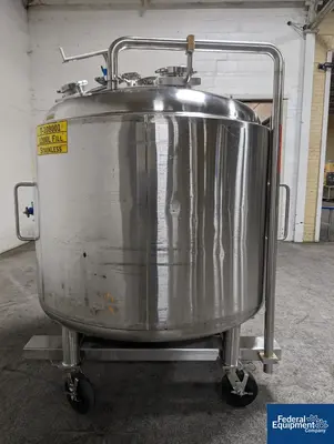 USED Precision 1,200 Liter Precision Stainless Reactor, 316L S/S, 45/100#