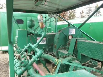 USED OILWELL S-856-10, (FORMERLY S-824-10) 5X8 TRIPLEX MUD PUMP PACKAGE
