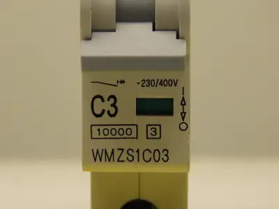 Eaton Cutler Hammer WMZS1C03  3AMP Single Pole Circuit Breaker DIN Rail Mount
