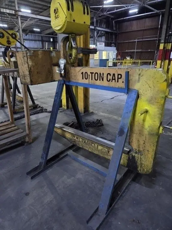 10 TON X 60" CALDWELL MODEL #82RC-10-60 COIL LIFT C HOOK: YOBRO #25227