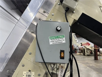 8" Wide Hoppmann Inclined Conveyor