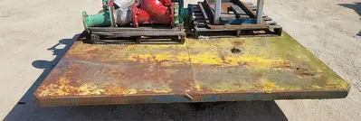 98'' x 98'' Large Steel Rotary Table w/Power Option