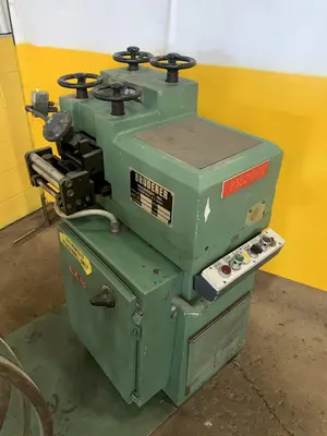 4.7" X .040" BRUDERER MODEL #12120B 19 ROLL PRECISION LEVELER & DOUBLE END UNCOILER: STOCK 13024