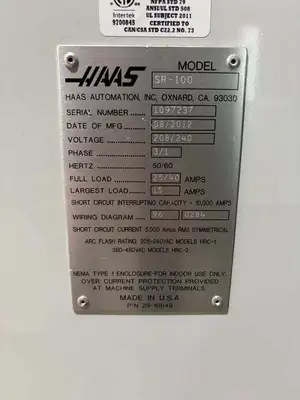 2012 HAAS SR-100 Gantry Machining Centers (incld. Bridge & Double Column) | 520 Machinery Sales LLC (4)