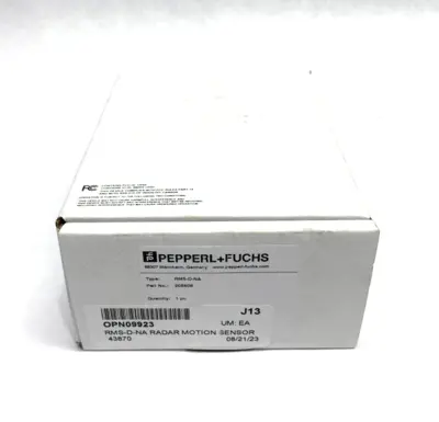 USED PEPPERL+FUCHS RADAR SENSOR, MICROWAVE MOTION SENSOR 208606