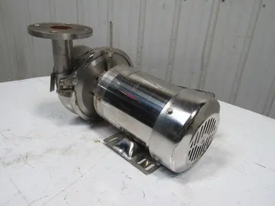 Sterling XBY154PJA 2-1/2" x 2" 1-1/2Hp 208-230/460V Sanitary Centrifugal SS Pump