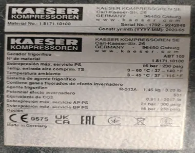 USED 2023 KAESER CSD75T