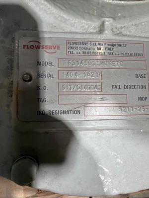 NEW Flowserve RG314S03SN0GETC