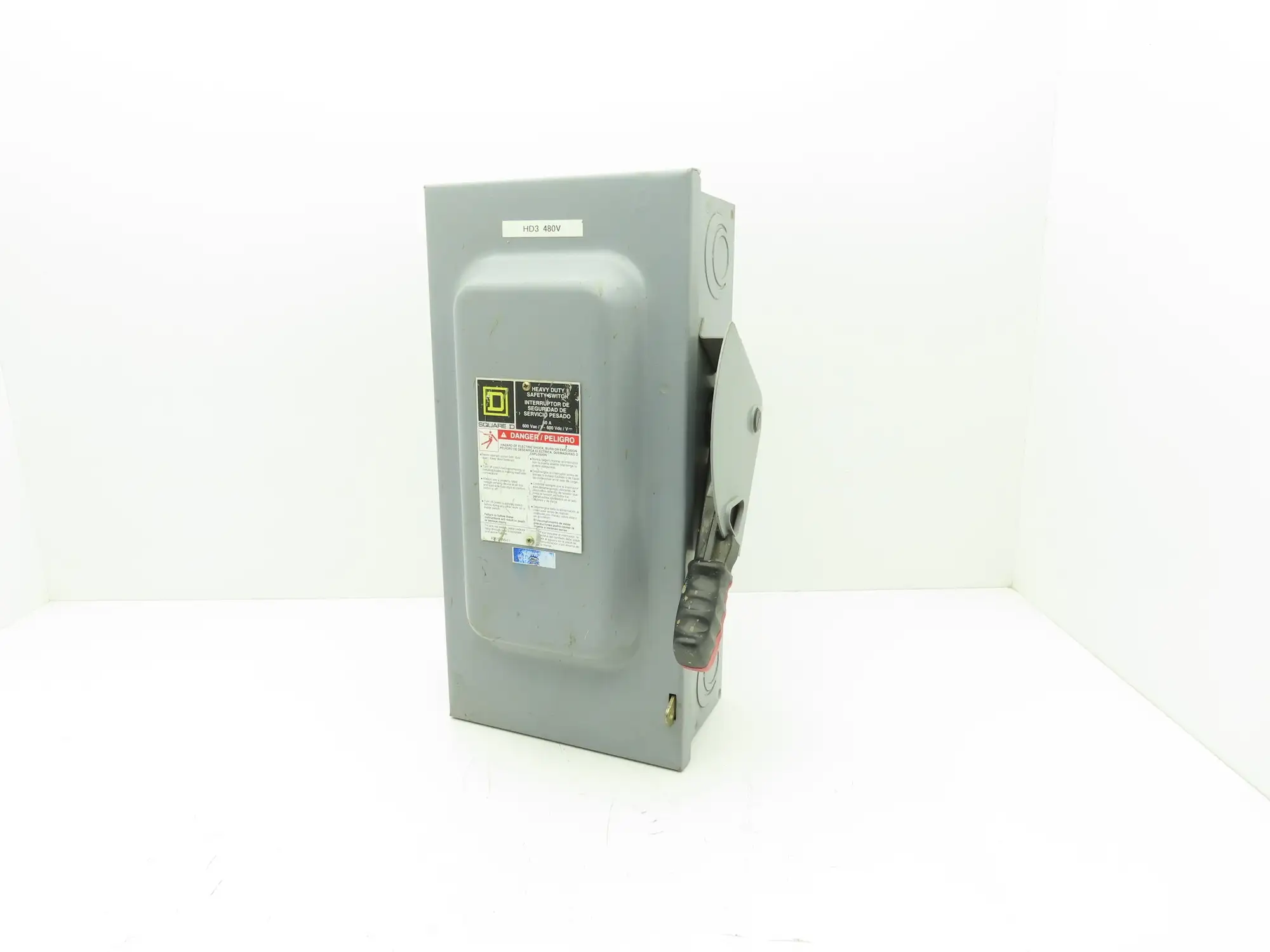 Square D HU362 Safety Disconnect Switch 60A 600VAC 3Ph 3P Series F05