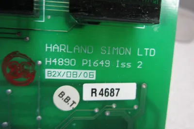 HARLAND SIMON H4890P1649 PC BOARD